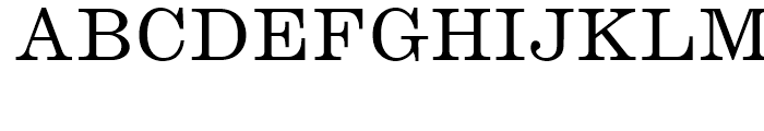 Monotype Ionic Regular Font UPPERCASE