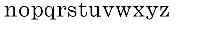Monotype Ionic Regular Font LOWERCASE