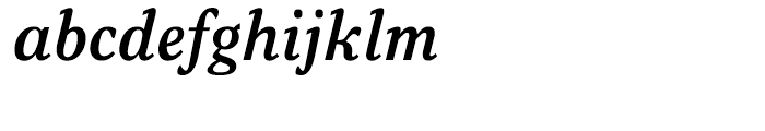 Monotype Italian Old Style Bold Italic Font LOWERCASE