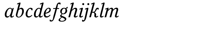 Monotype Italian Old Style Italic Font LOWERCASE