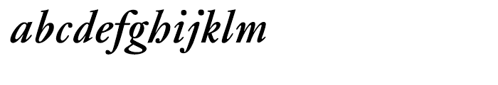 Monotype Janson Bold Italic Font LOWERCASE