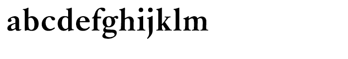 Monotype Janson Bold Font LOWERCASE
