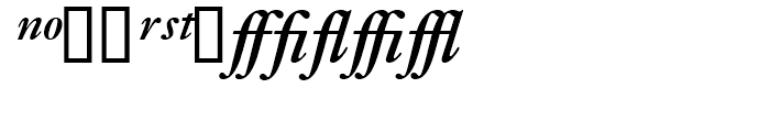 Monotype Janson Expert Bold Italic Font UPPERCASE