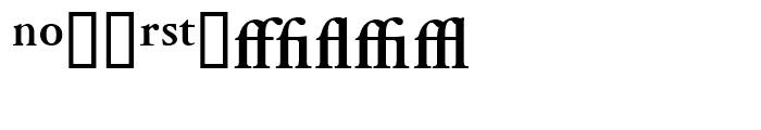 Monotype Janson Expert Bold Font UPPERCASE