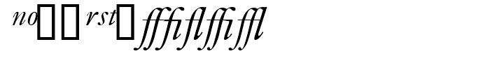 Monotype Janson Expert Italic Font UPPERCASE