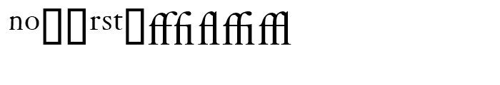 Monotype Janson Expert Font UPPERCASE