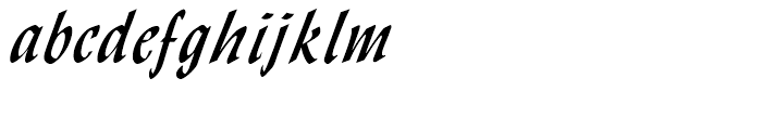 Monotype Lydian Cursive Font LOWERCASE