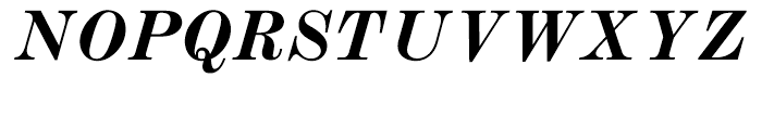 Monotype Modern Bold Italic Font UPPERCASE