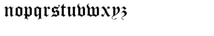 Monotype Old English Text Font LOWERCASE