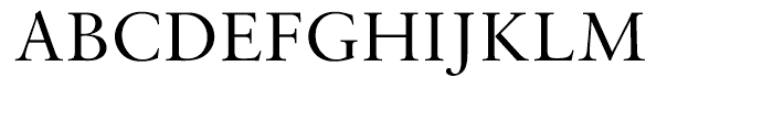 Monotype Sabon Regular Font UPPERCASE