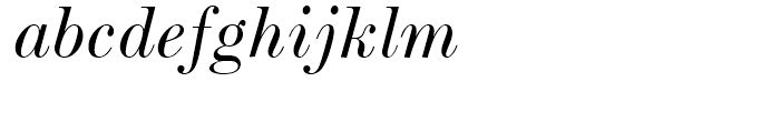 Monotype Scotch Roman Italic Font LOWERCASE
