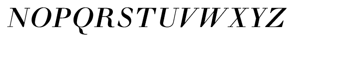 Monotype Walbaum Medium Italic Font UPPERCASE