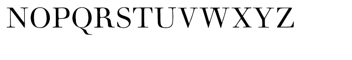 Monotype Walbaum Roman Font UPPERCASE