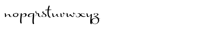 Mont Rose Regular Font LOWERCASE