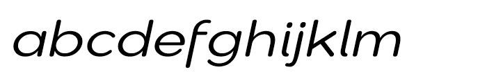 Montag Oblique Font LOWERCASE