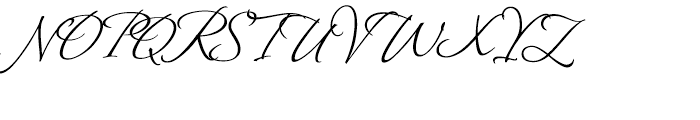 Montague Script Regular Font UPPERCASE