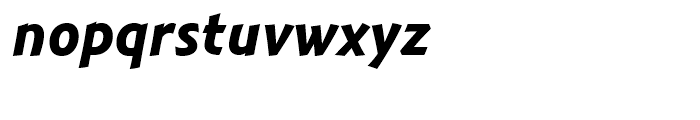 Montara Bold Italic Font LOWERCASE