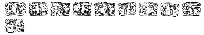 Montezuma Two Regular Font OTHER CHARS