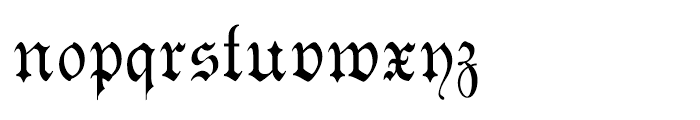 Morover Plain Font LOWERCASE