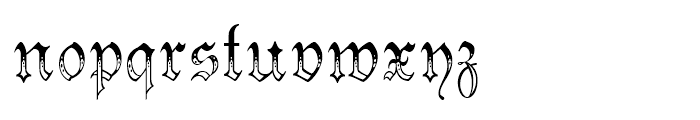 Morover Regular Font LOWERCASE