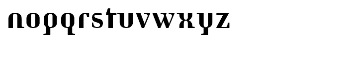 Morphica Bold Font LOWERCASE