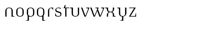Morphica Regular Font LOWERCASE