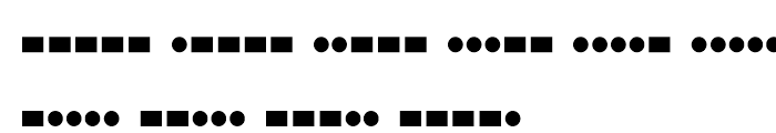 Morse Code Regular Font OTHER CHARS