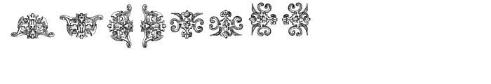 Mortised Ornaments Regular Font OTHER CHARS