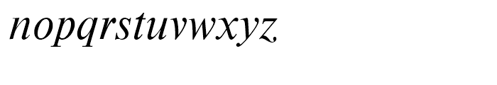 Moskva Pro Italic Font LOWERCASE