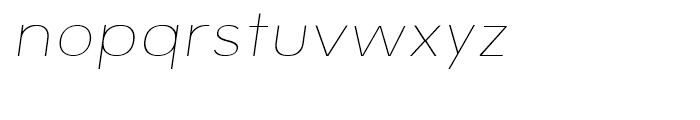 Motiraw Alt Thin Italic Font LOWERCASE