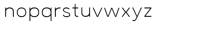 Motiraw ExtraLight Font LOWERCASE