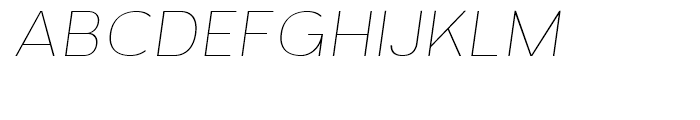 Motiraw Thin Italic Font UPPERCASE