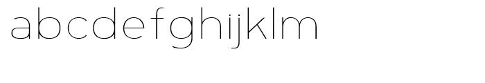 Motiraw Thin Font LOWERCASE