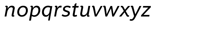 Motiva Sans Regular Italic Font LOWERCASE