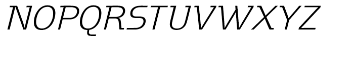 Motter Factum Light Italic Font UPPERCASE