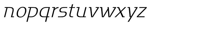 Motter Factum Light Italic Font LOWERCASE
