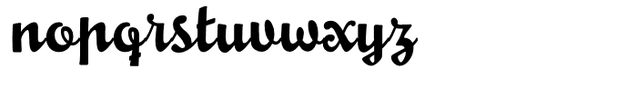 Mousse Script Regular Font LOWERCASE