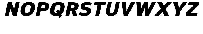 Moveo Sans Black Italic Font UPPERCASE