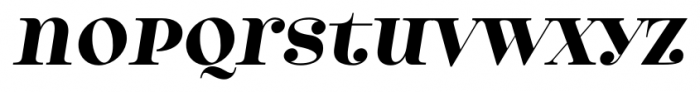 Model 4F Unicase Bold Italic Font LOWERCASE
