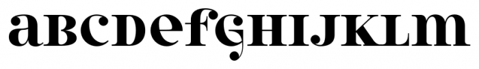 Model 4F Unicase Bold Font LOWERCASE