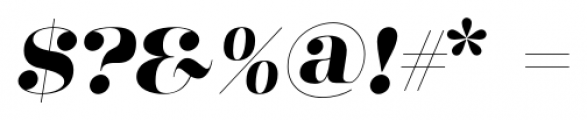 Model 4F Unicase Italic Font OTHER CHARS