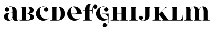 Model 4F Unicase Font LOWERCASE