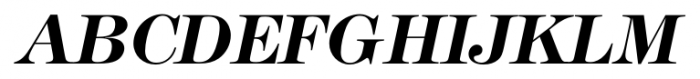 Modern 216 Bold Italic Font UPPERCASE