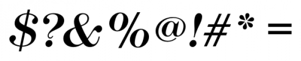 Modern 216 Italic Font OTHER CHARS