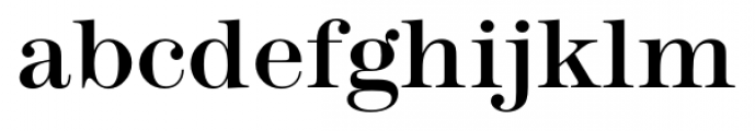 Modern 216 Regular Font LOWERCASE