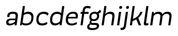 Modernica Office Italic Font LOWERCASE