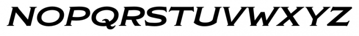 Modestolite Lite Expanded Italic Font LOWERCASE