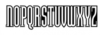 Modula Outlined Regular Font UPPERCASE
