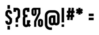 Modula Serif Black Font OTHER CHARS