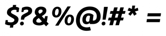 Modum ExtraBold Italic Font OTHER CHARS